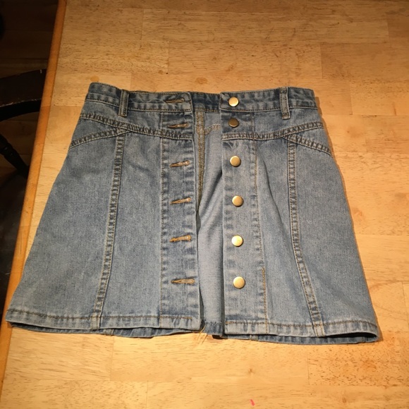 jean skirt size medium - Picture 1 of 2